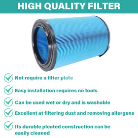 Pack includes two durable filters for ongoing maintenance.