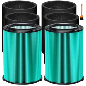 LEKVORN VF6000 filter 2-pack shown for easy vacuum maintenance and replacement.