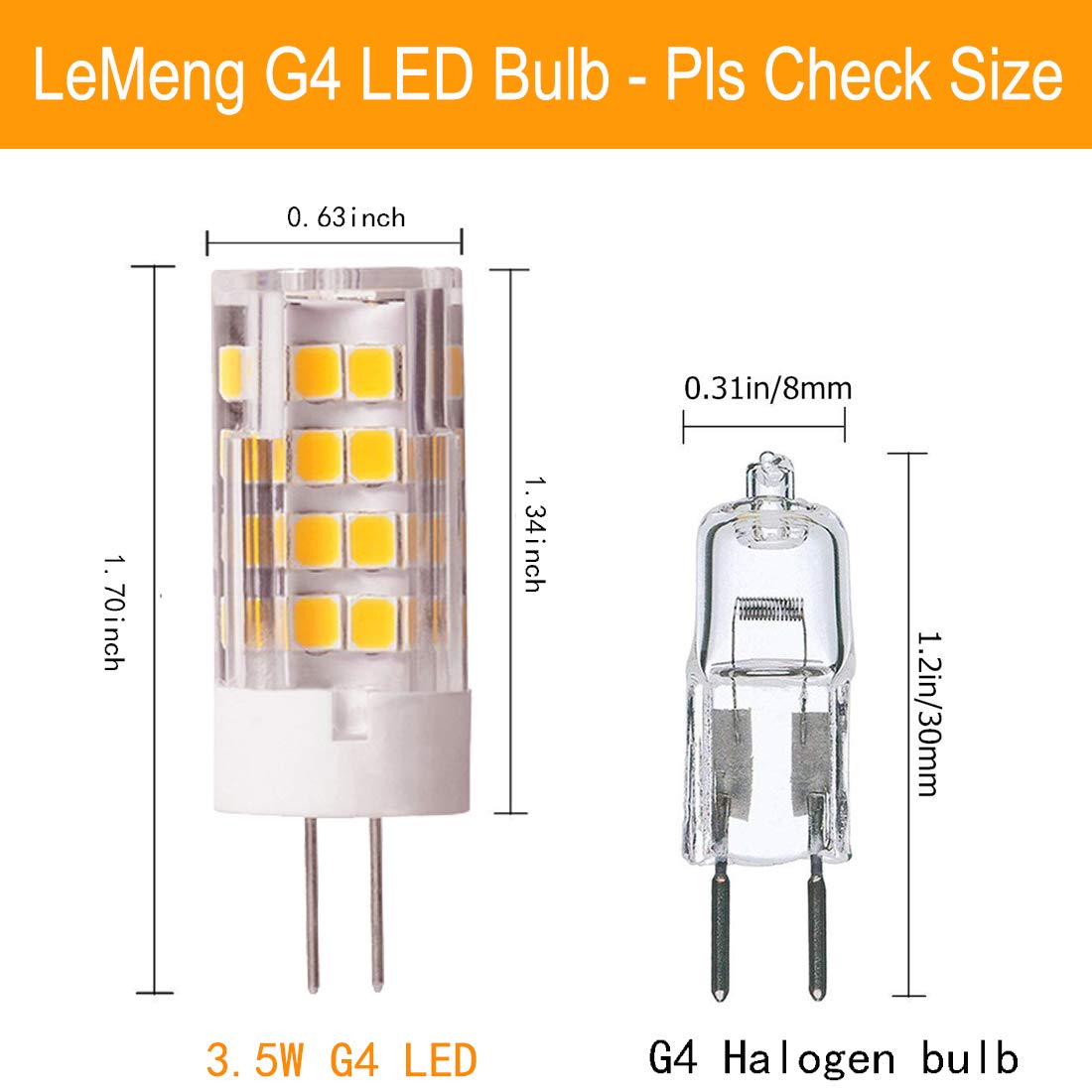 LEMENG G4 LED bulb illuminating stairs with cozy 2700K glow and smooth beam.
