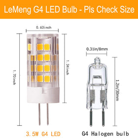 LEMENG G4 LED bulb illuminating stairs with cozy 2700K glow and smooth beam.