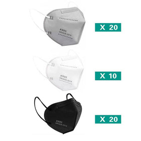 LEMENT KN95 mask grey design offers breathable comfort