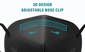 LEMENT 5-layer mask foldable design fits easily in bag