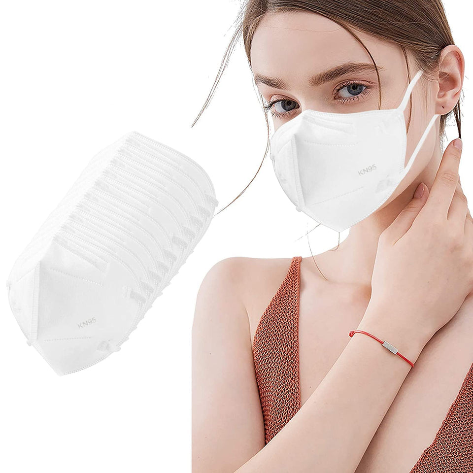 LEMENT KN95 mask front view with 5-layer design for daily comfort.