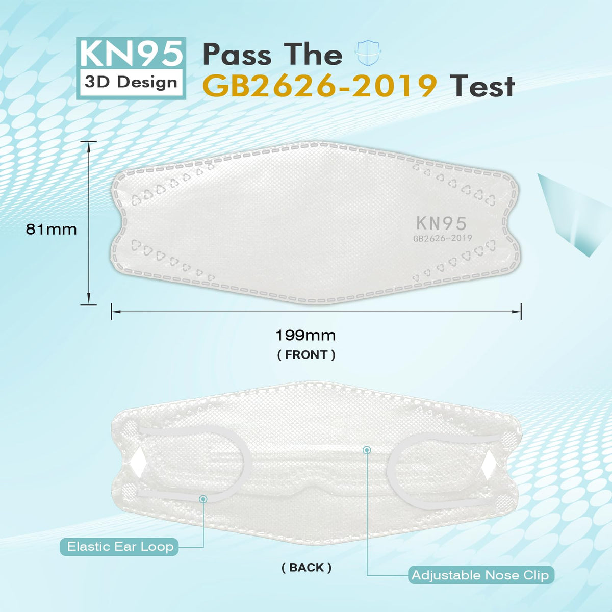 LEMENT KN95 mask suitable for office environments and busy days.