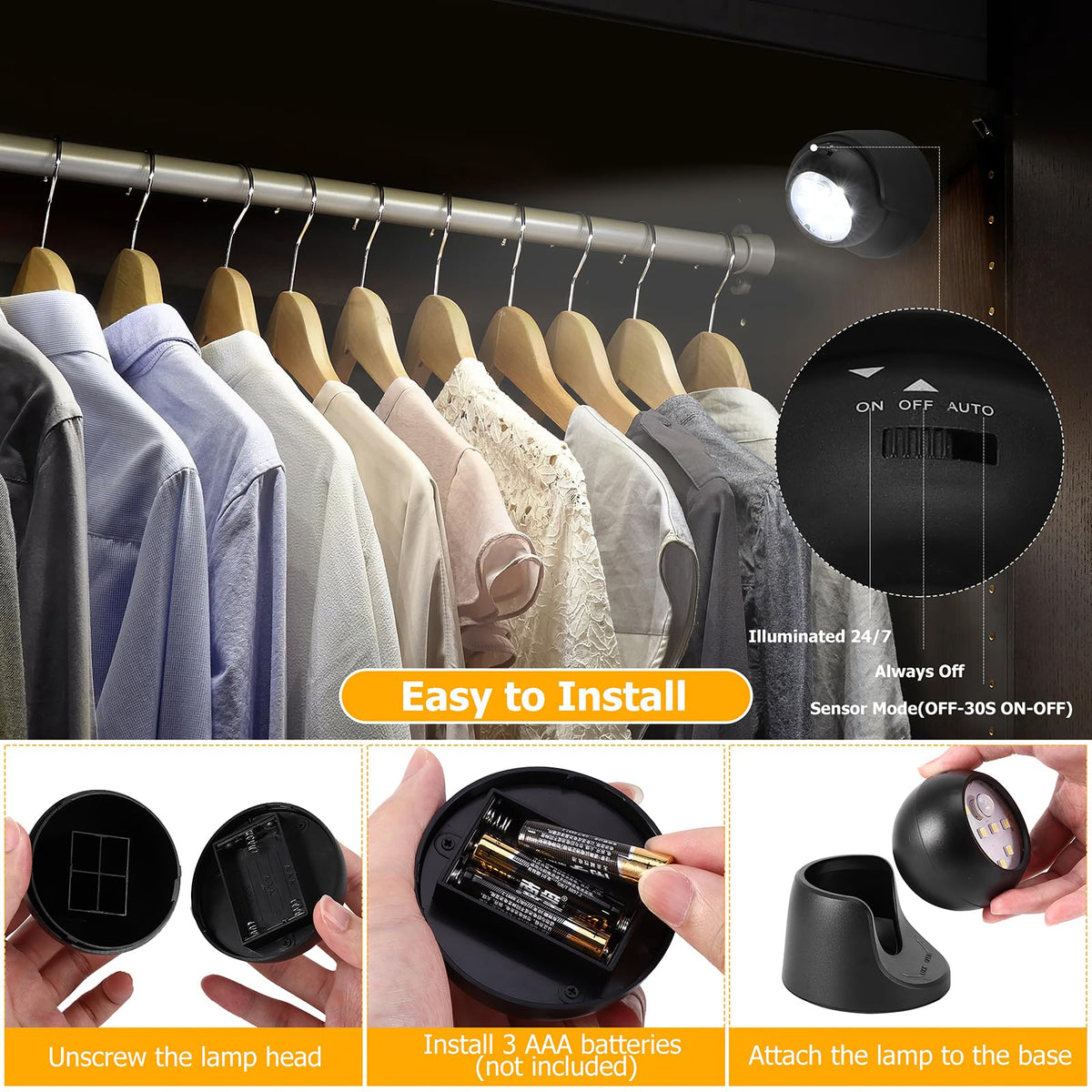 LemonBest low-power 0.5W LED keeps energy use low