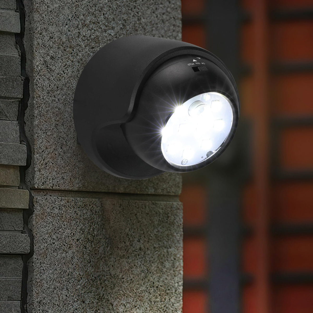 LemonBest motion-detection porch light lights walkways when motion is detected