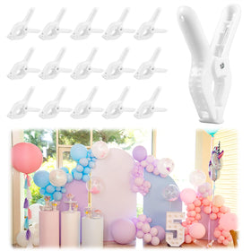 LemonRoad balloon-arch clip white 4inch keeps arches secure and neat.