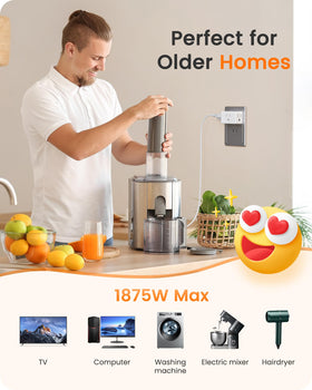 LENCENT daily-use outlet expander, non-grounded adapter for everyday devices.
