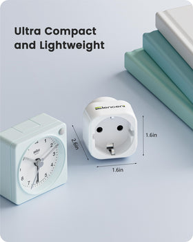 LENCENT travel-ready adapter set is easy to carry and store.