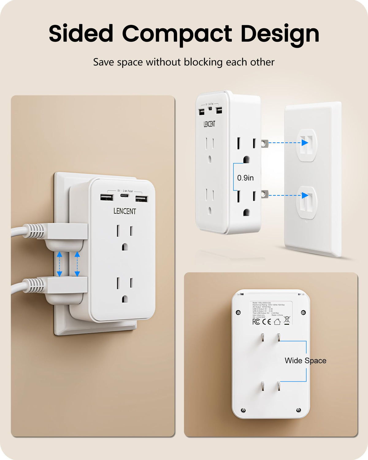 LENCENT fireproof shell with safety protections guards against electrical hazards.