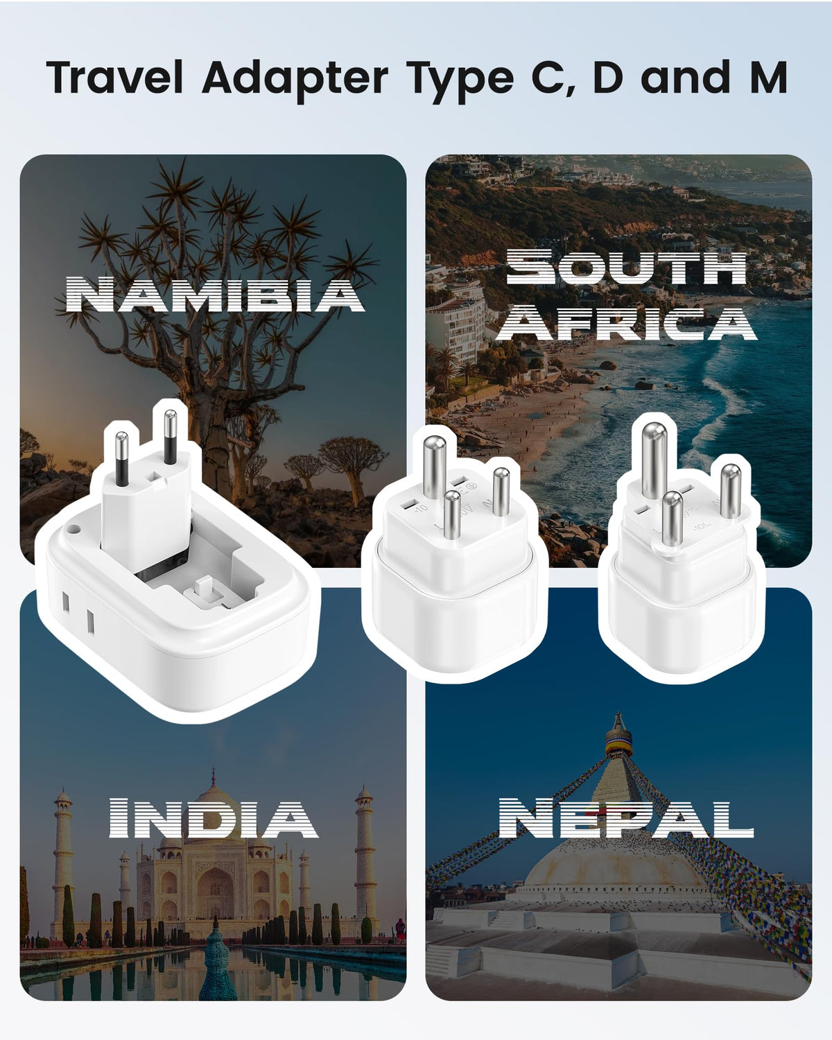 LENCENT 4 outlets and 4 USB ports selected for simultaneous charging