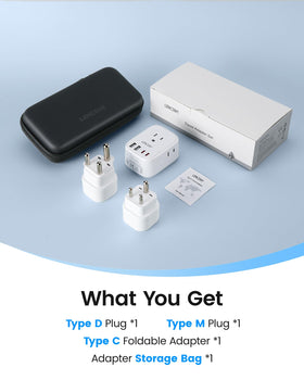 LENCENT compact travel kit ready for Europe, Africa, and Asia trips