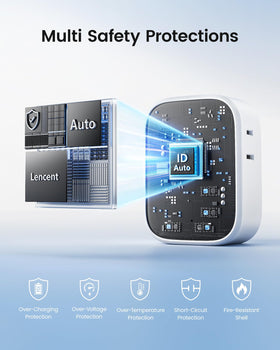 LENCENT European socket compatibility for hotels, airports, and dorms