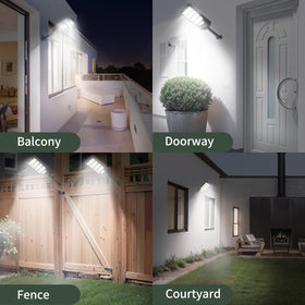 Lendro Solar Flood Light IP65 weatherproof exterior withstands the elements