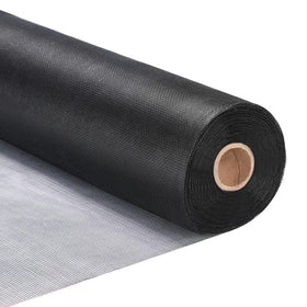 Lengtimo fiberglass window screen roll in black mesh for 36in x 100ft openings