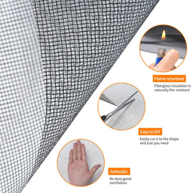 Lengtimo black mesh provides high visibility and airflow