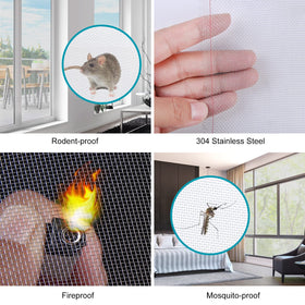 Lengtimo pet-proof design window screen protects interiors while pets stay safely inside.