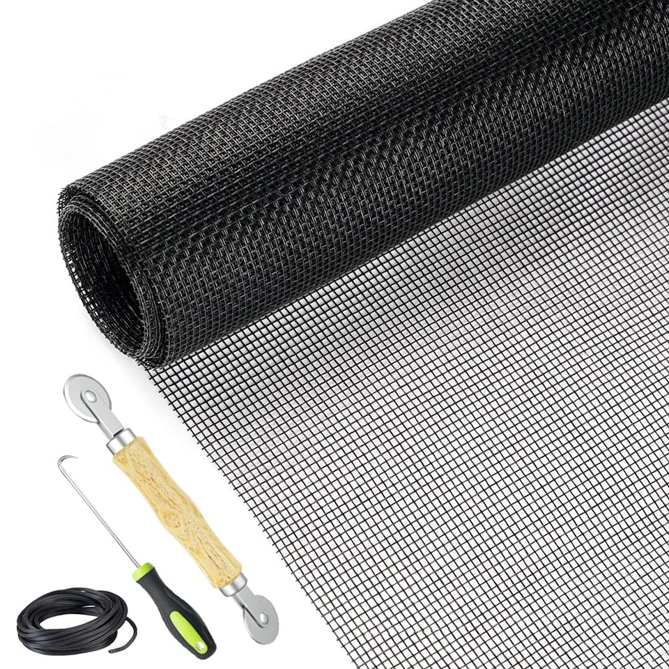 Lengtimo screen repair kit laid out for easy DIY installation.