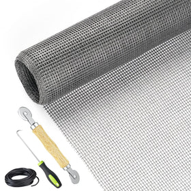 Lengtimo Screen Repair Kit with rolling tool for quick window screen repair