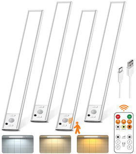 LENOMA 12-inch under-cabinet light with remote for bright, even illumination