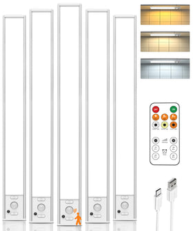 LENOMA 16in under-cabinet light with remote for bright kitchen illumination