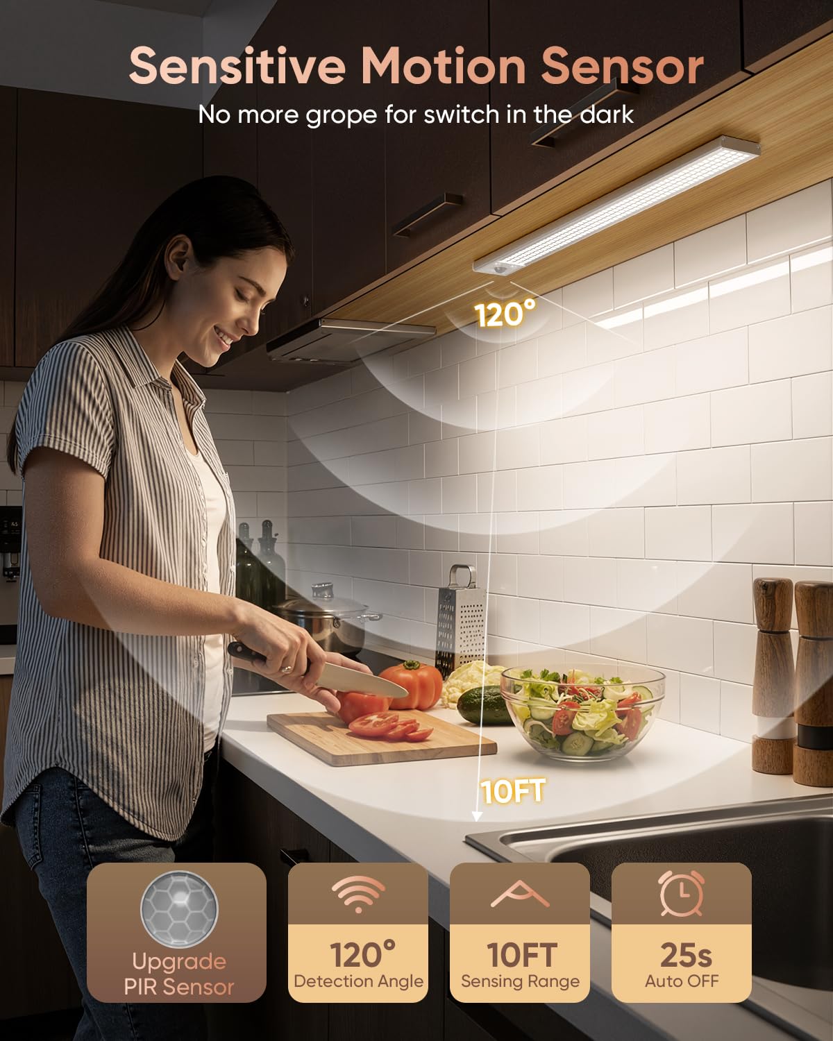 LENOMA adjustable color temperature from 3000K to 6000K.