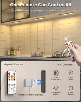 LENOMA motion-sensor activation under-cabinet light for automatic lighting