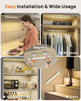 LENOMA five-pack provides versatile lighting for kitchen, pantry, and stairs