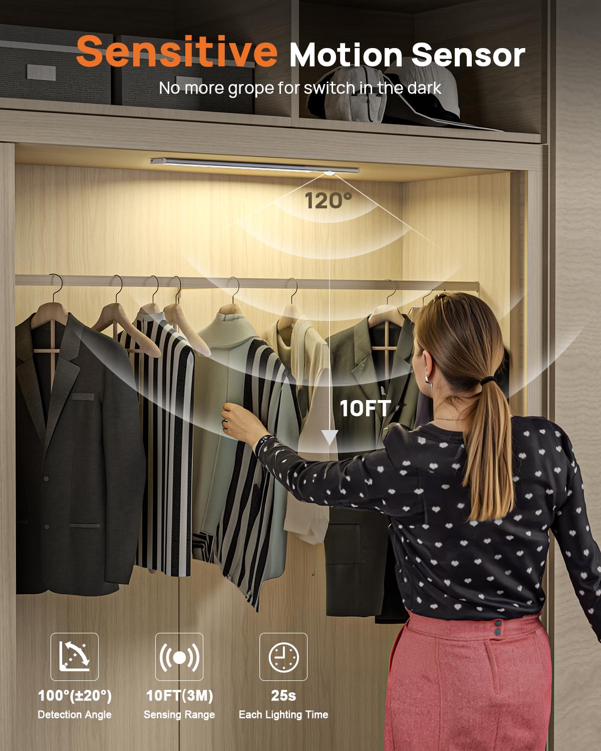 LENOMA remote control enables quick brightness and color adjustments from a distance
