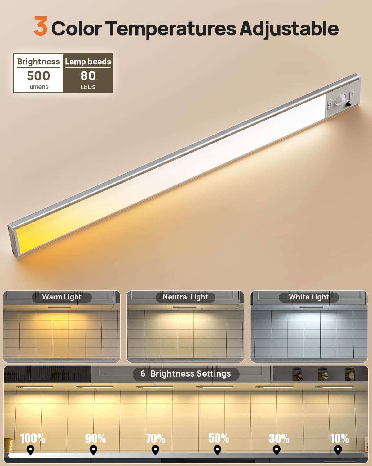 LENOMA remote control adjusts brightness and color temperature from afar