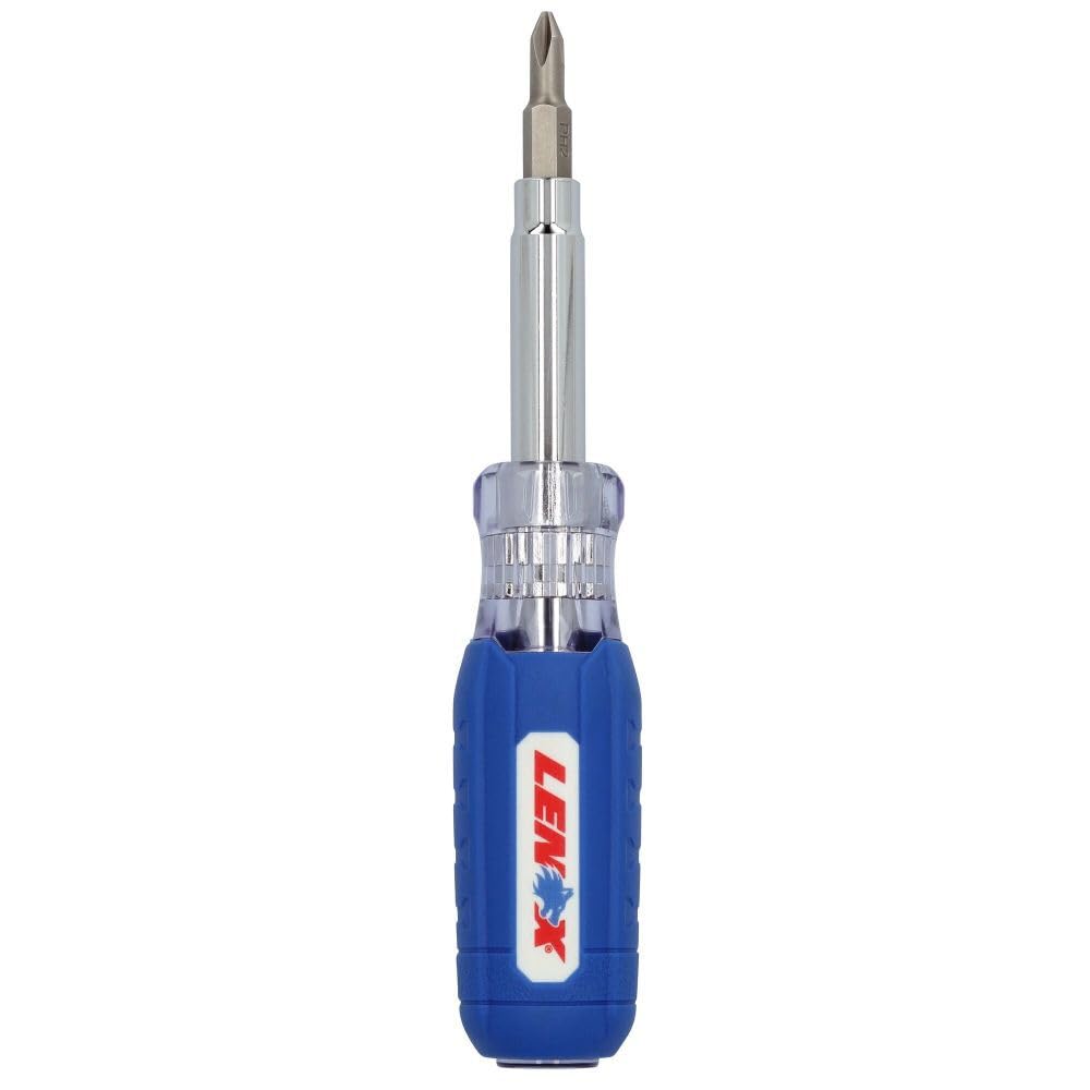 Lenox 9-In-1 screwdriver compact design reduces tool clutter.