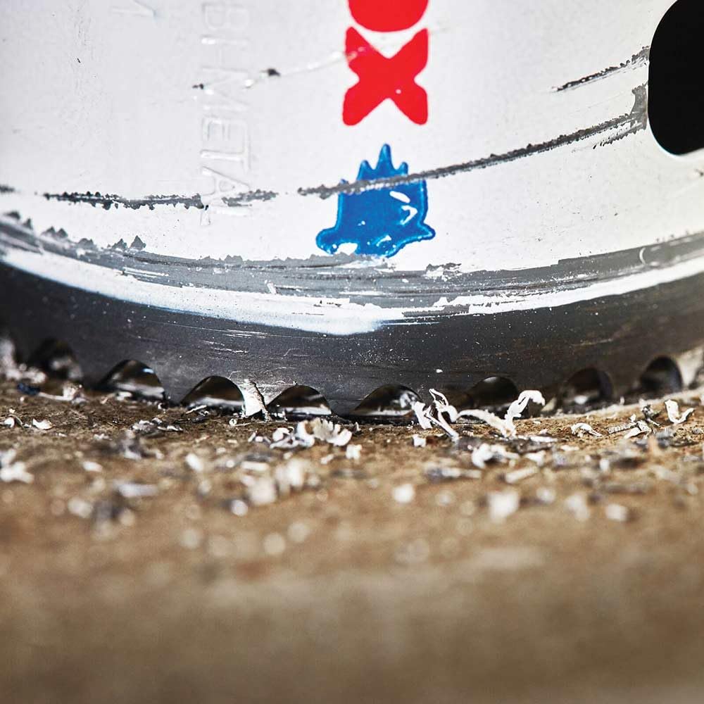 Lenox T3 tooth geometry enables easier metal penetration