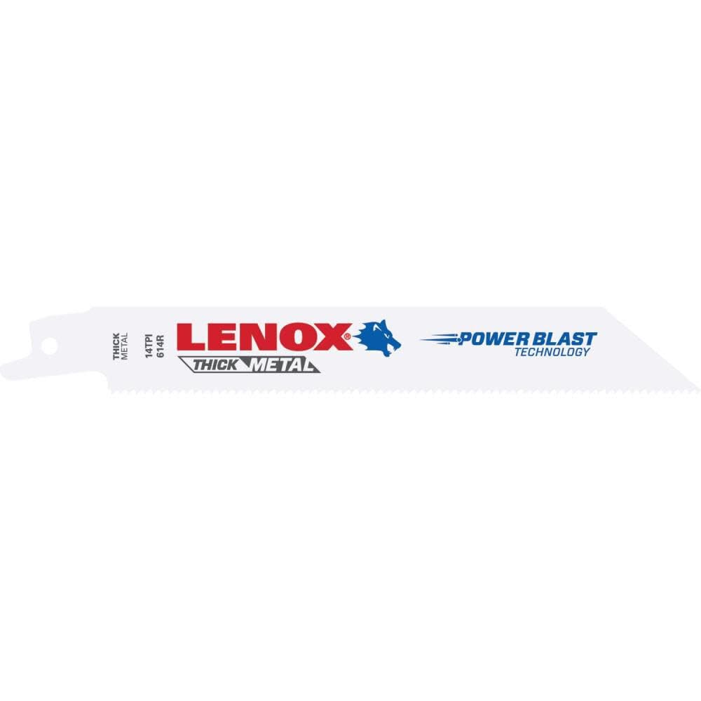 LENOX metal-cutting blade with 6-inch length and 18 TPI for quick metal cuts