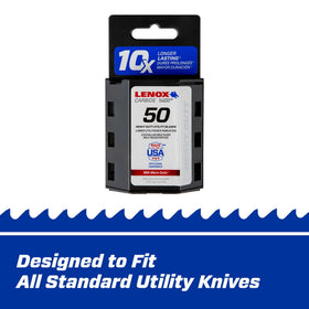 Lenox blades arranged in a toolkit, ready for heavy-duty tasks.