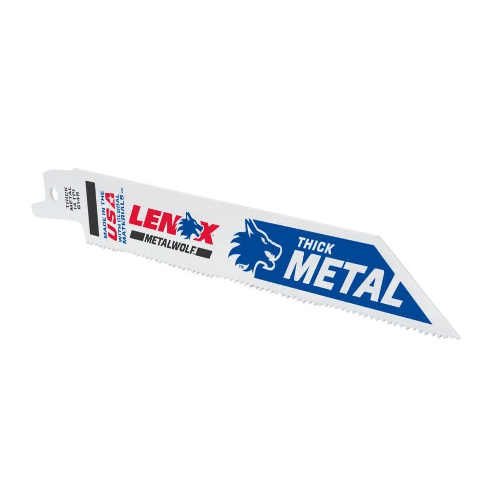 LENOX Power Blast Technology strengthens the blade edge to reduce breaks