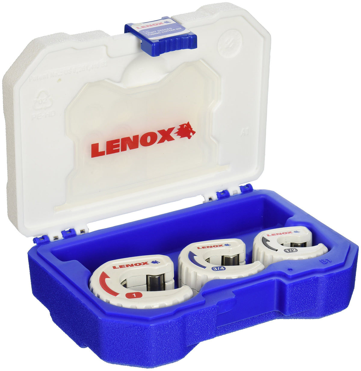 Lenox tubing cutters in tight-spaces closeup with ergonomic grip for precise cuts
