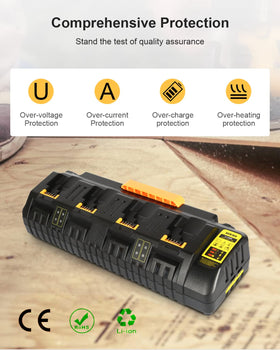 Lenoya DCB104 LED indicators display charge status at a glance