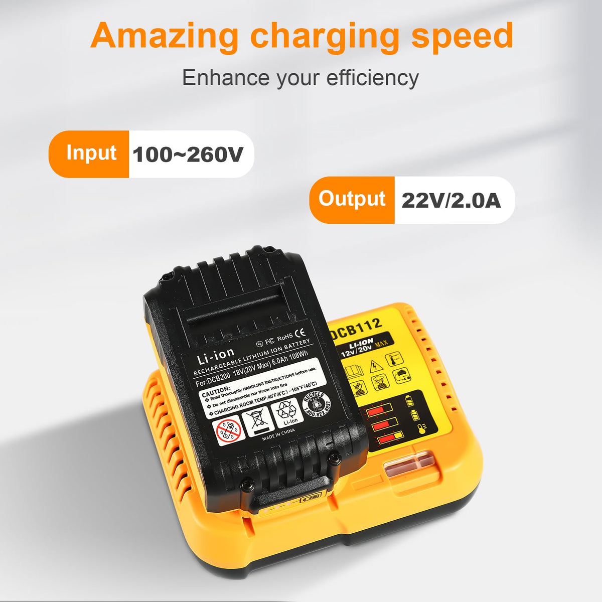 Lenoya DCB112 in-use with DCB203 demonstrates real-world charging