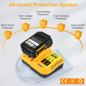 Lenoya battery compatible with Dewalt 20V Max DCB200 family tools