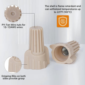 Lenporl copper-core twist connectors improve conductivity and current flow.