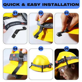 Lenporl hard hat light clip pack-12 highlights value and replacement readiness.