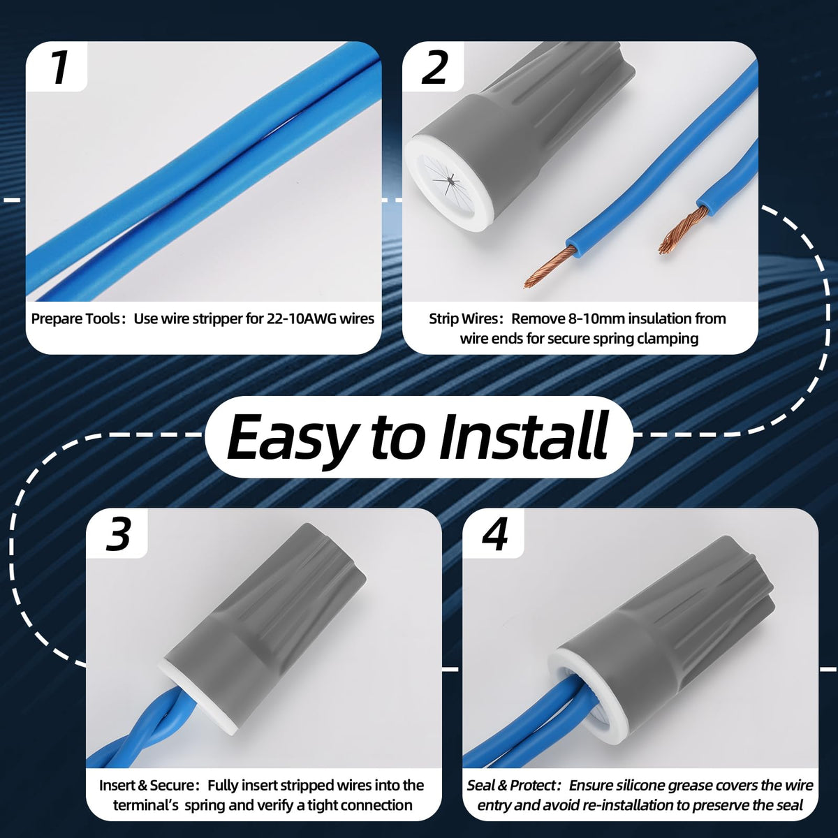 Lenporl outdoor electrical shell enduring harsh weather and dust.