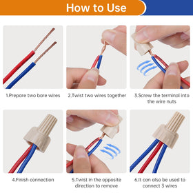 Lenporl quick-connection wire cap enables tool-free, fast installations.