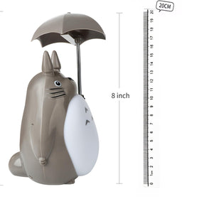 Lenporl Totoro kid room decor lamp on a study desk