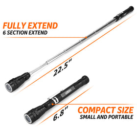 Lenski 360-degree neck rotation helps reach hard-to-access areas.