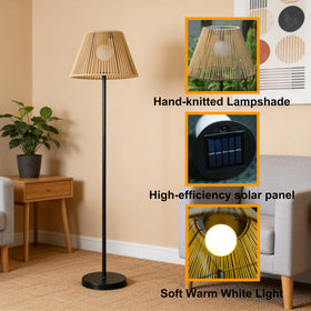 LEOKED tripod style outdoor lamp enhances walkway lighting