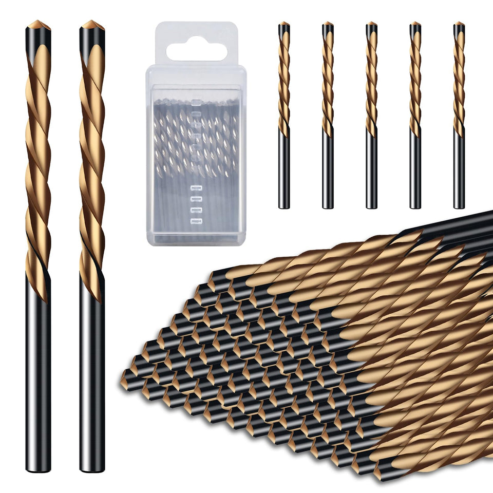LEOMAUNYX drywall router bits set—50pc box for precise cuts.