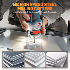 LEOMAUNYX high-speed steel construction for tough drywall tasks.