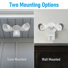 LEONLITE 3CCT security light offering three color temps for ambiance options.