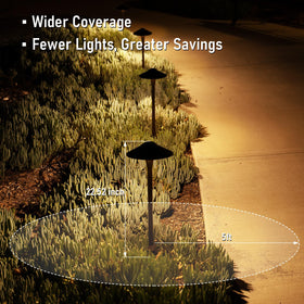 LEONLITE aluminum body with stake for easy installation.